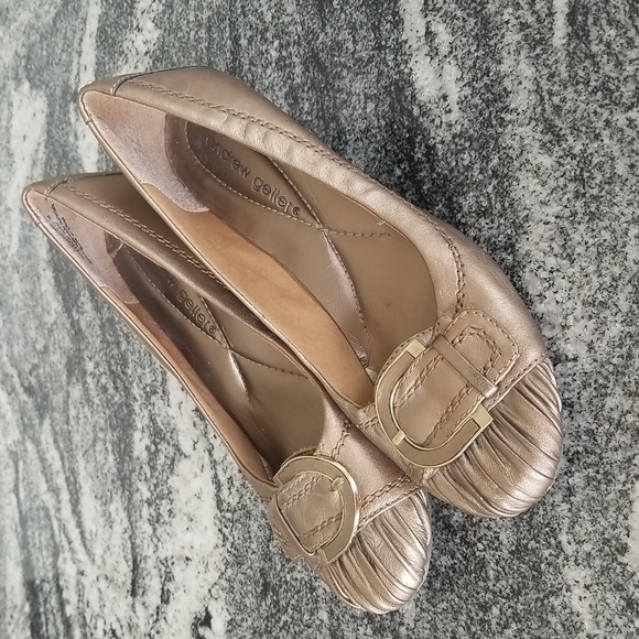 Andrew Geller ❤ Metallic Bronze ❤ Gold Details ❤7.5M - Picture 4 of 6